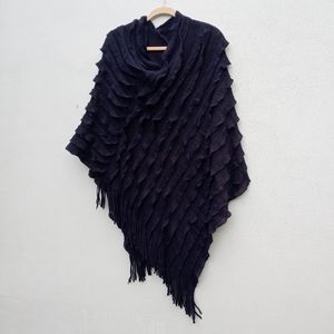 Poncho Style Cover Fluffy One Size